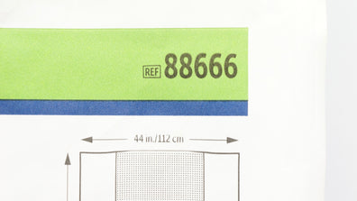 Halyard 88666 Basics Back Table Cover, Zone-Reinforced 44inch x 90inch (x)